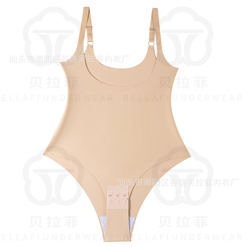 European And American Seamless Corset Women's Crotch Breasted Body Corset