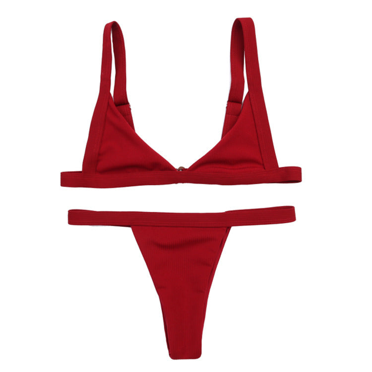 New European and American sexy three-point bikini