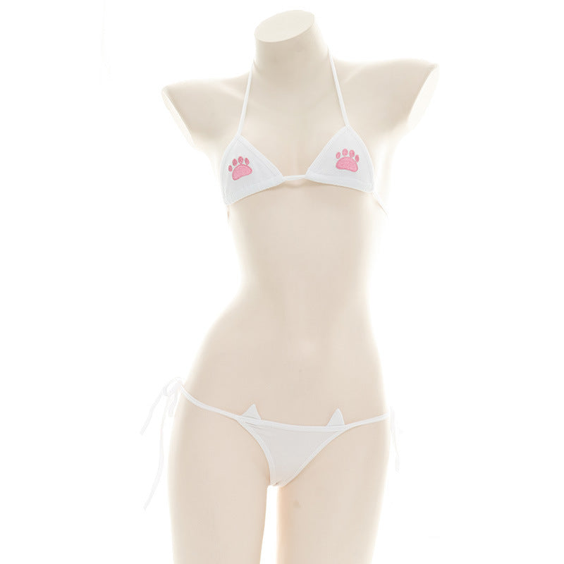 Women's Fashion Three-point Lace Up Bikini