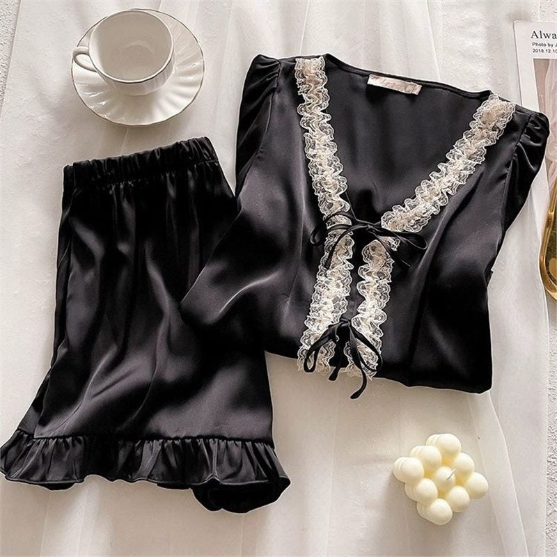 Women's Thin Ice Silk Silk Homewear