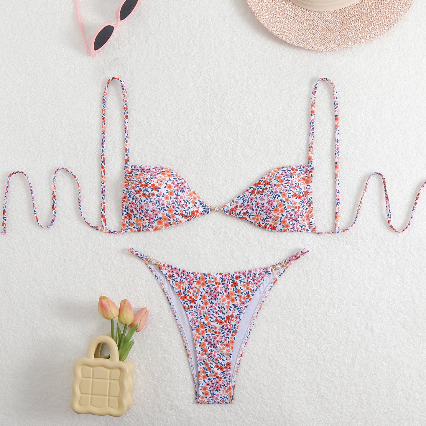 Fashion Bikini Three-point Tight Split Women