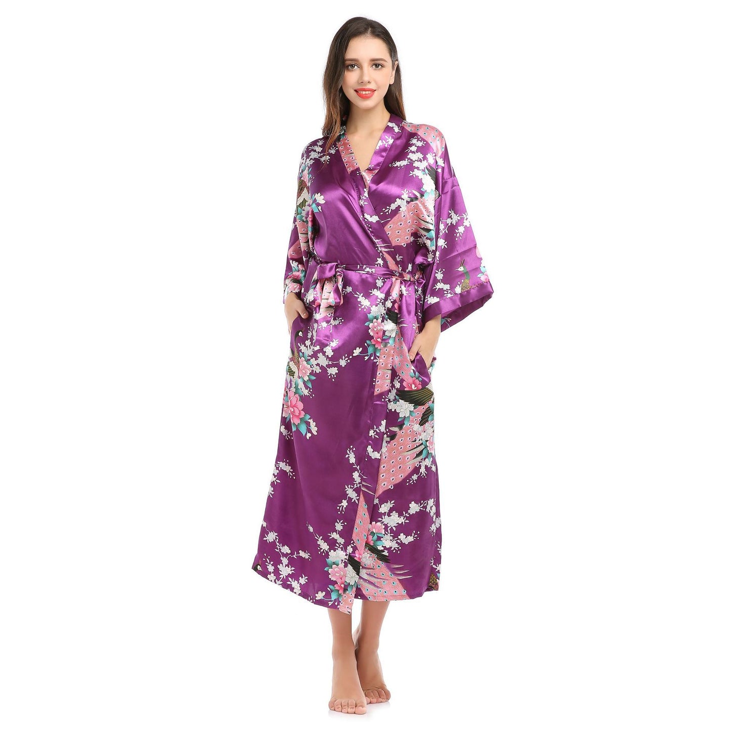 Ladies silk pajamas simulation silk pajamas