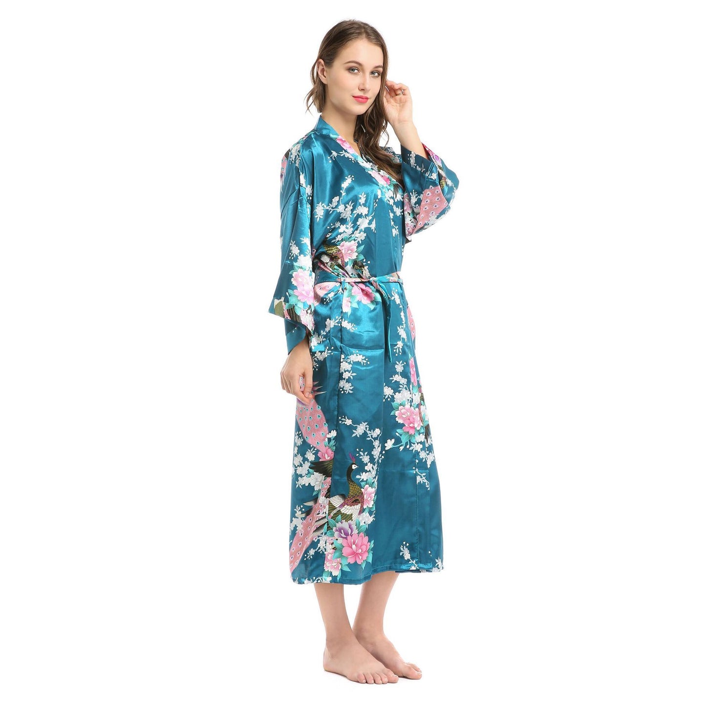Ladies silk pajamas simulation silk pajamas