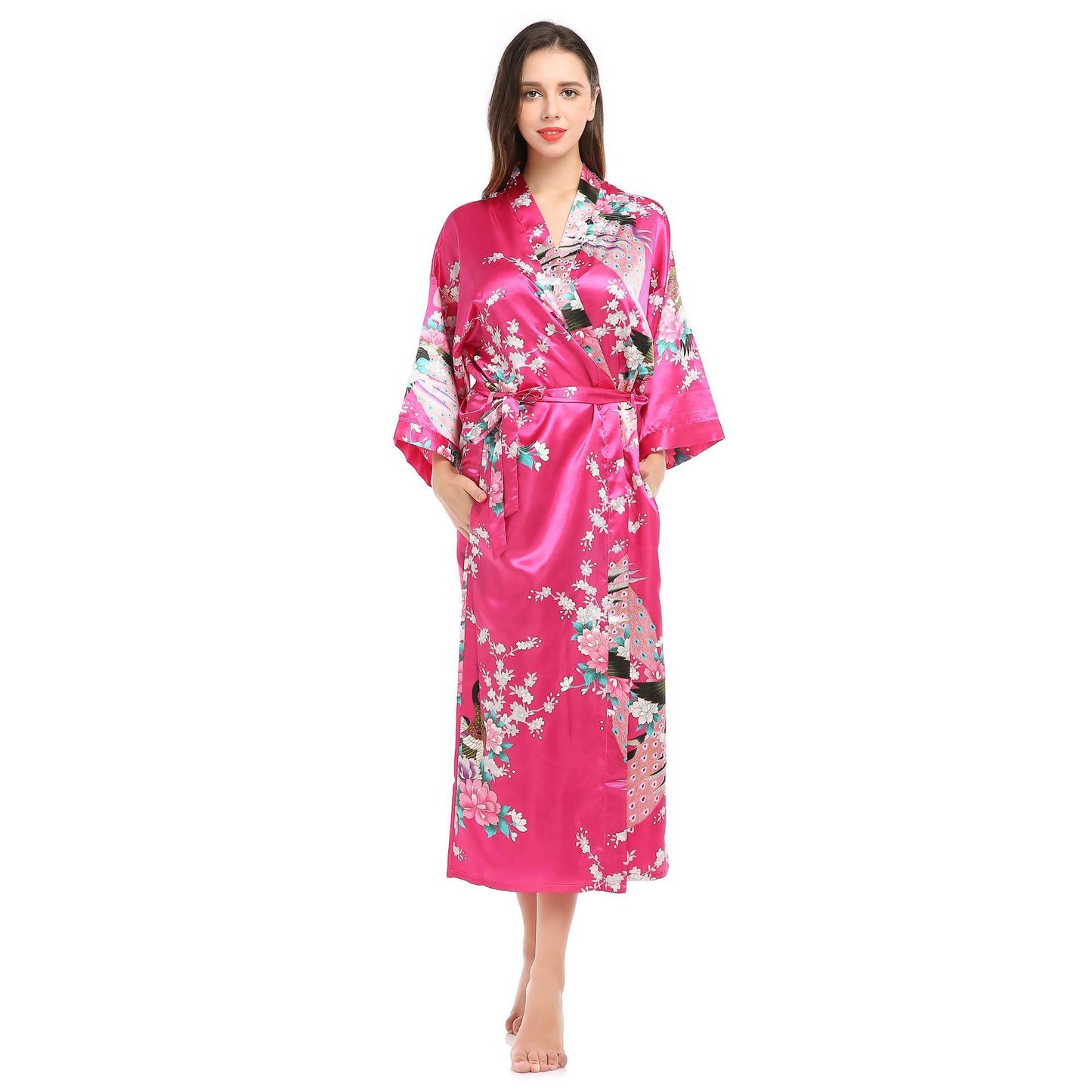 Ladies silk pajamas simulation silk pajamas