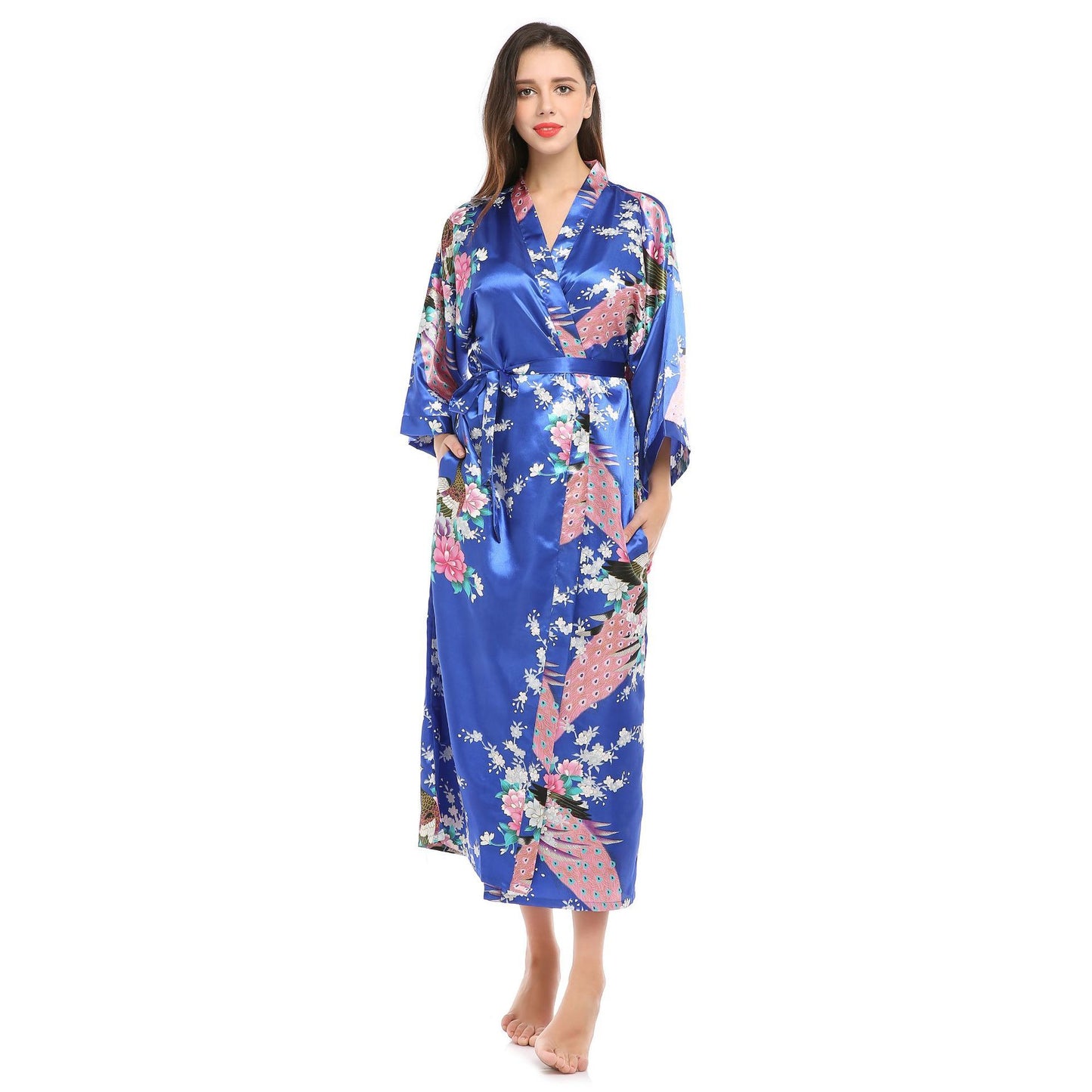 Ladies silk pajamas simulation silk pajamas