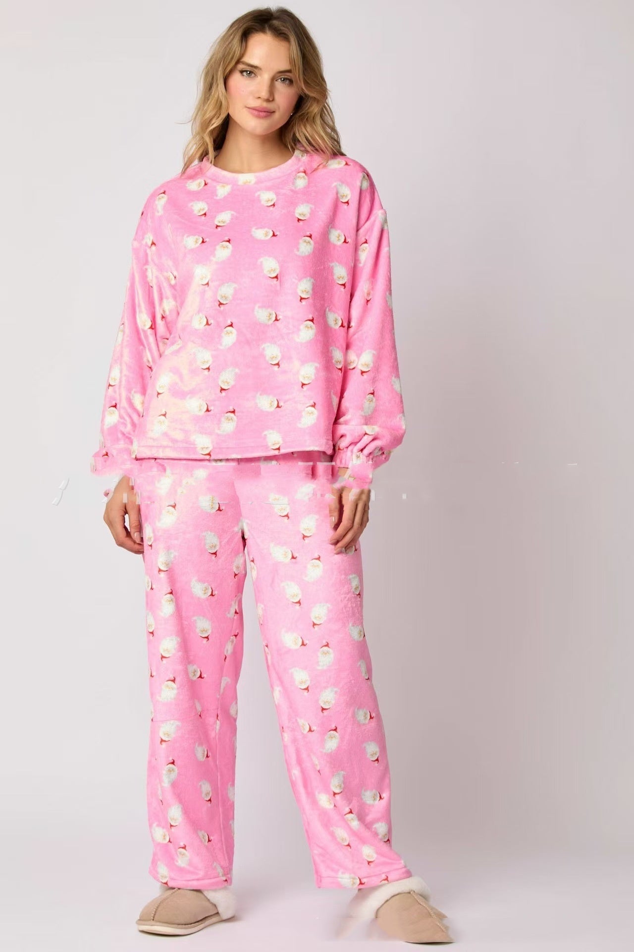 2025 Casual Flannel Pajama Sets For Women 2 Piece Long Sleeve Matching Lounge Shirts Sets