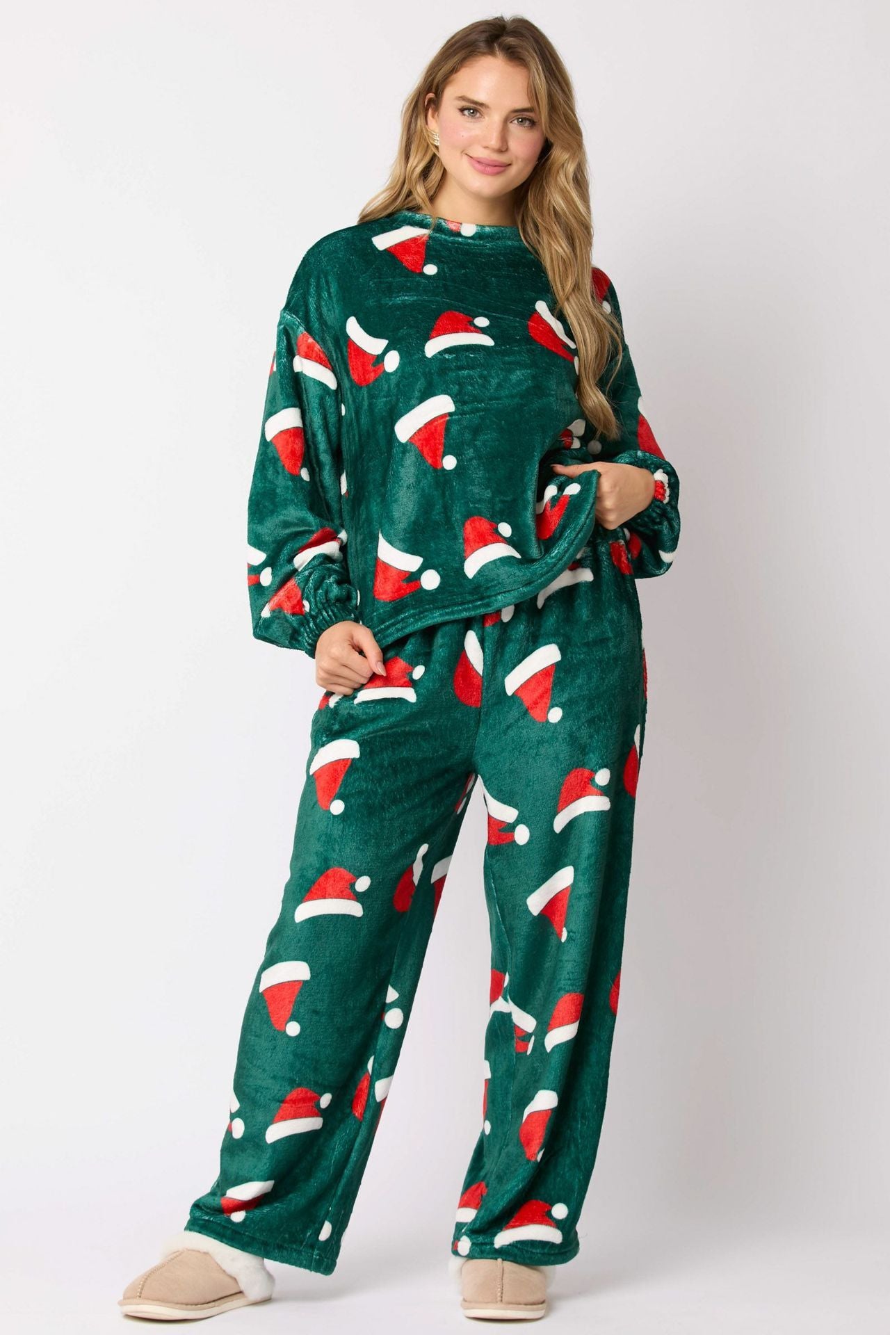 2025 Casual Flannel Pajama Sets For Women 2 Piece Long Sleeve Matching Lounge Shirts Sets
