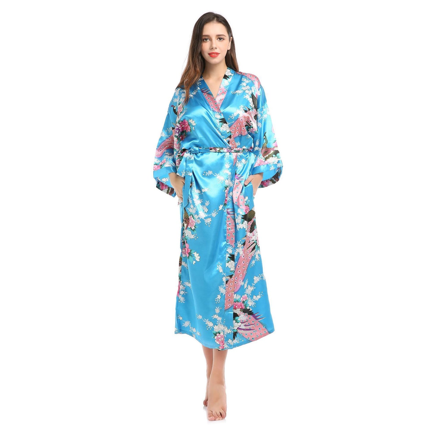 Ladies silk pajamas simulation silk pajamas