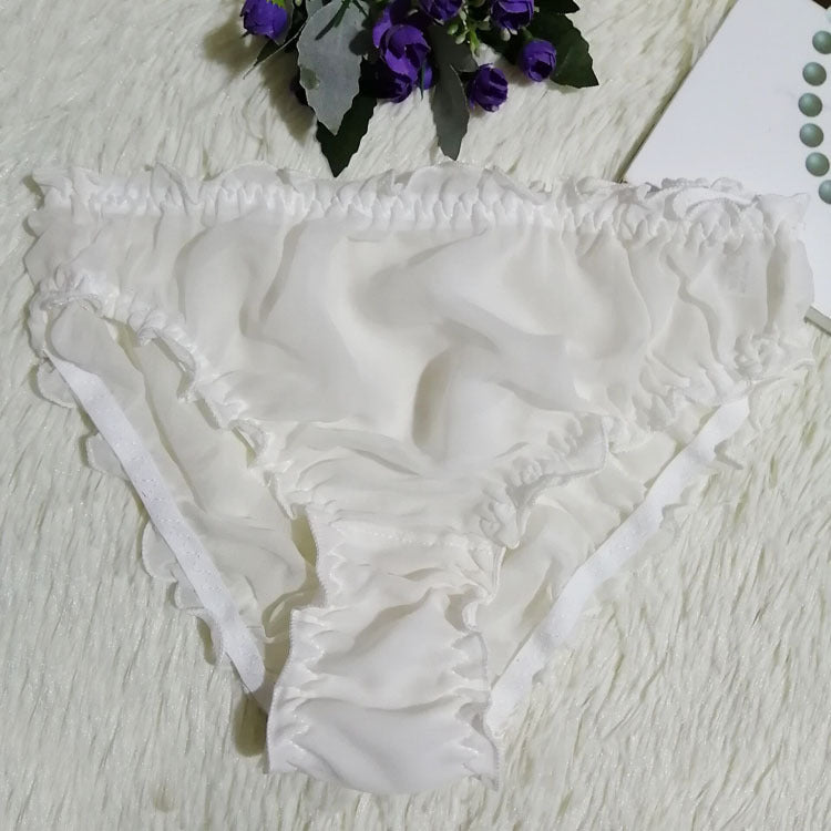 Panties Sexy Translucent Silk Ladies Triangle