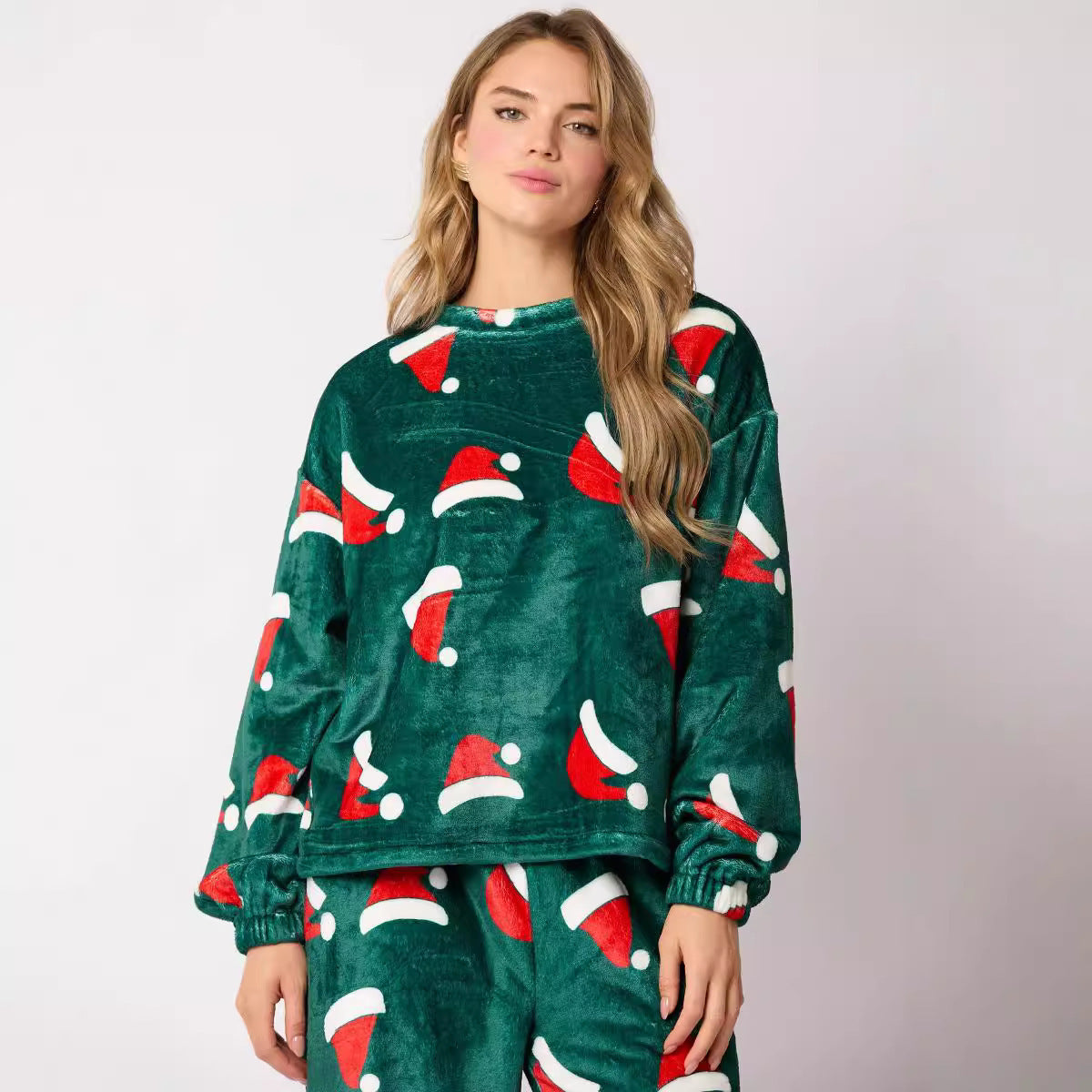 2025 Casual Flannel Pajama Sets For Women 2 Piece Long Sleeve Matching Lounge Shirts Sets