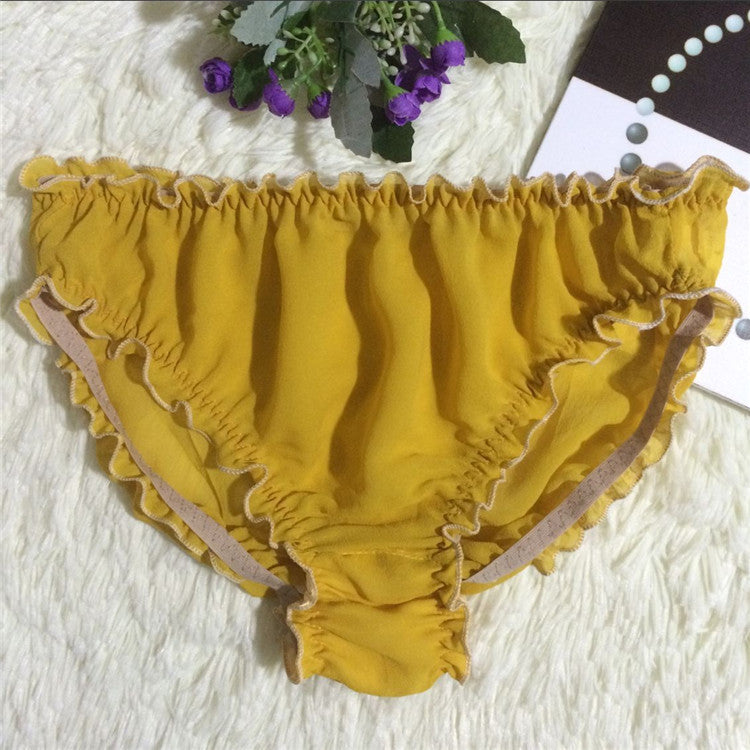 Panties Sexy Translucent Silk Ladies Triangle