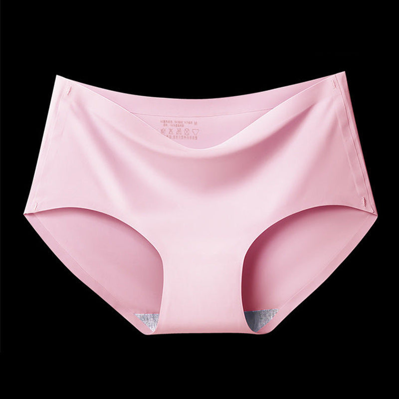 Seamless One Piece Ice Silk Panties